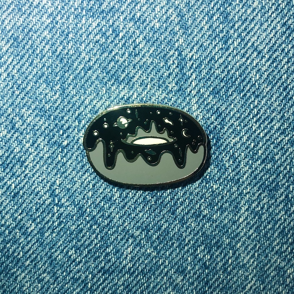 Galaxy Doughnut Pin